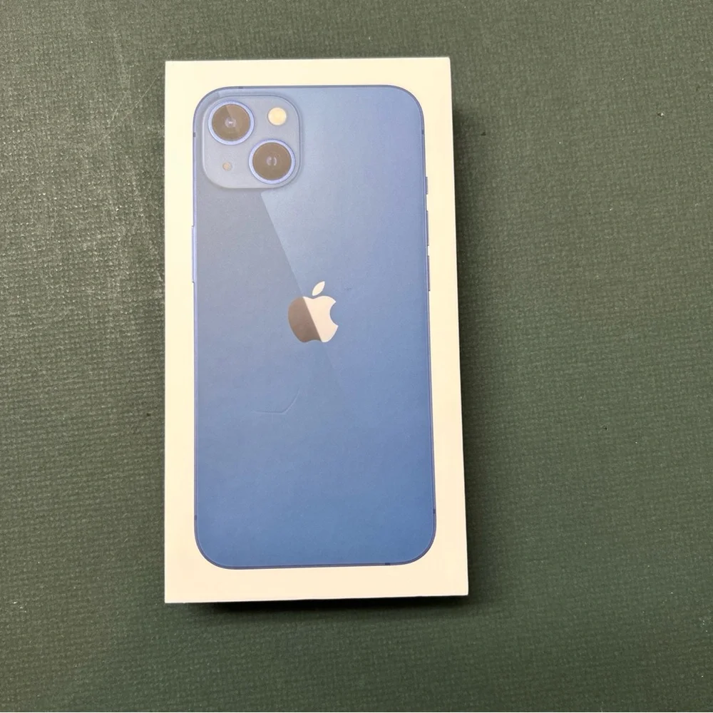 BOX ONLY Original iPhone 13 Blue‎ 128Gb EMPTY BOX ONLY